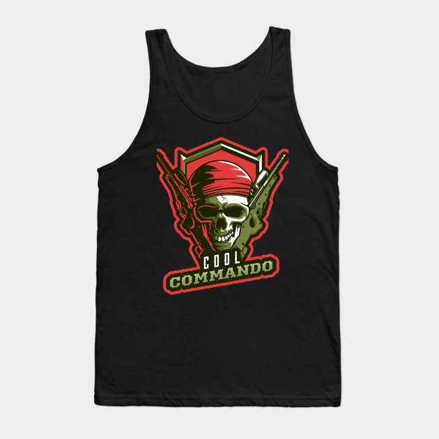 Cool Commando Tank Top by Joco Studio